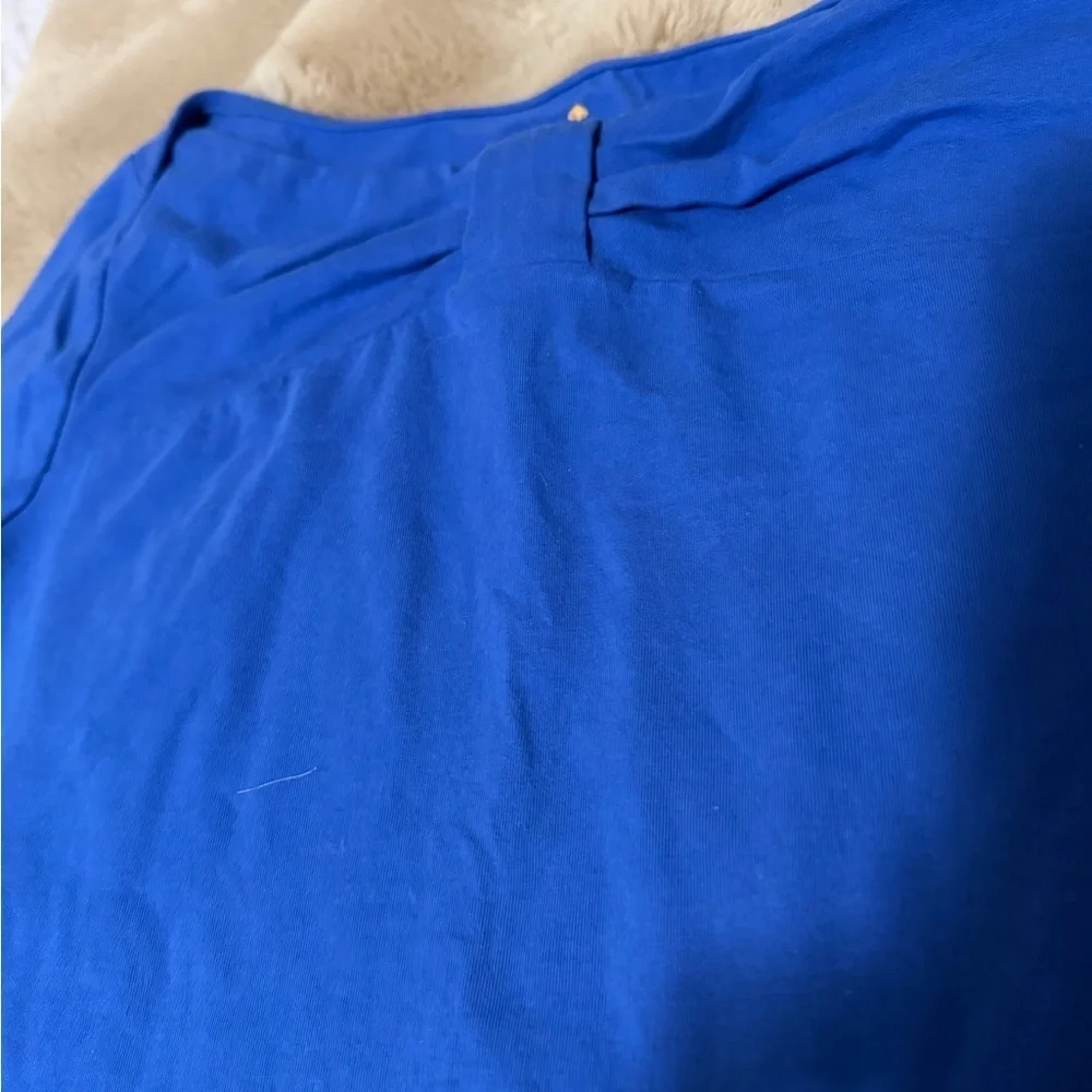 Kate Spade Royal Blue Bow Tee Top M